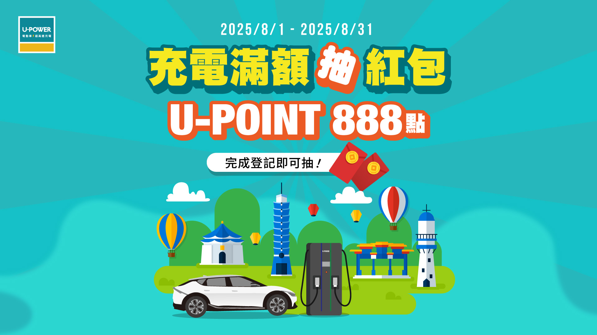 暑假出遊 解鎖充電任務 享15%回饋